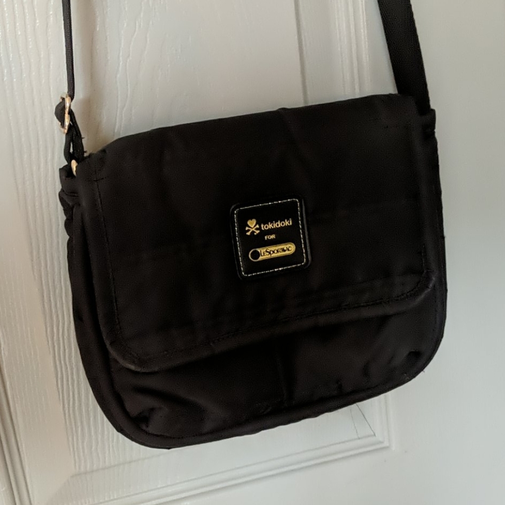 LeSportsac x Tokidoki black shoulder bag